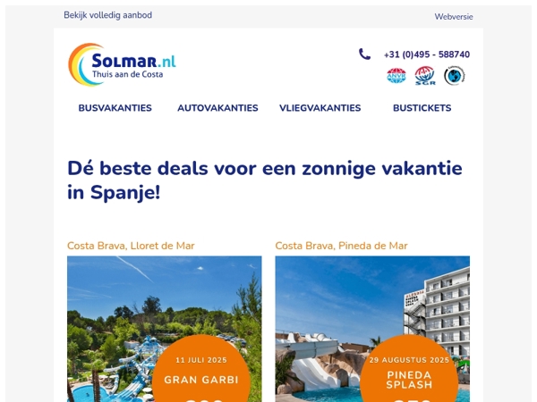 Zomervakanties onder de € 400,- 🏖️