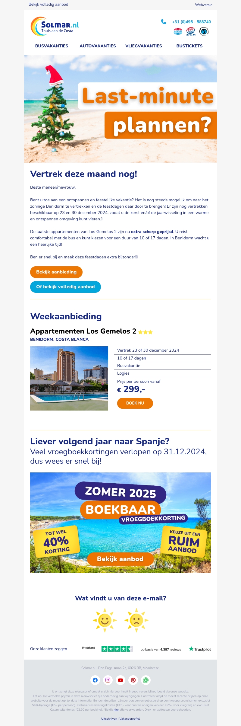 Laatste kans! Laatste kans!