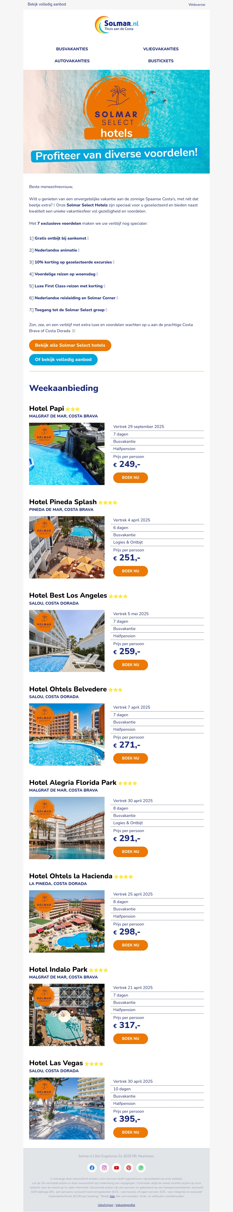 Vakantie vol extra’s? Vakantie vol extra’s?