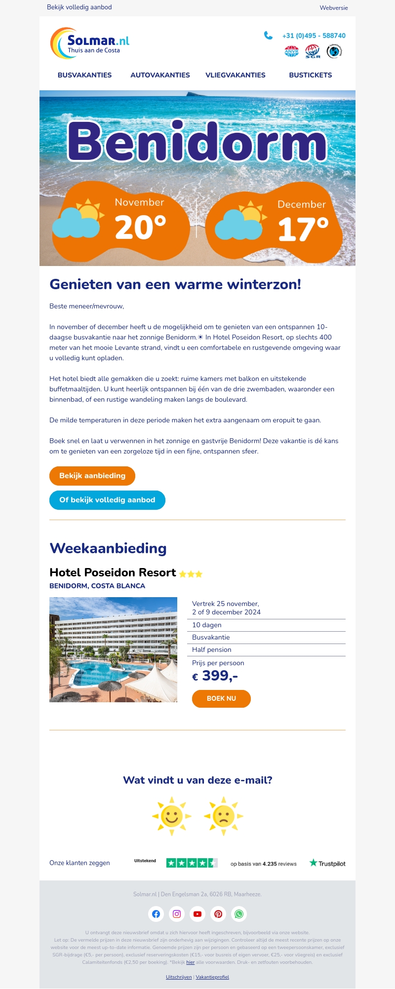 Zon in november of december? Zon in november of december?