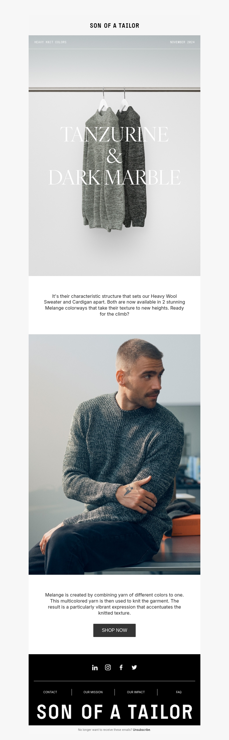 Heavy Knits go Melange Heavy Knits go Melange