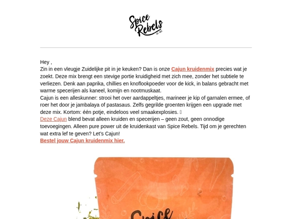 🔥 Spice it up met onze Cajun kruidenmix