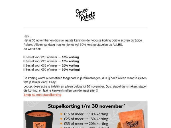 Laatste kans: ALLEEN VANDAAG nog 30% korting