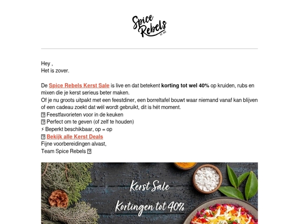 De Kerst Sale is los, tot 40% korting op smaak