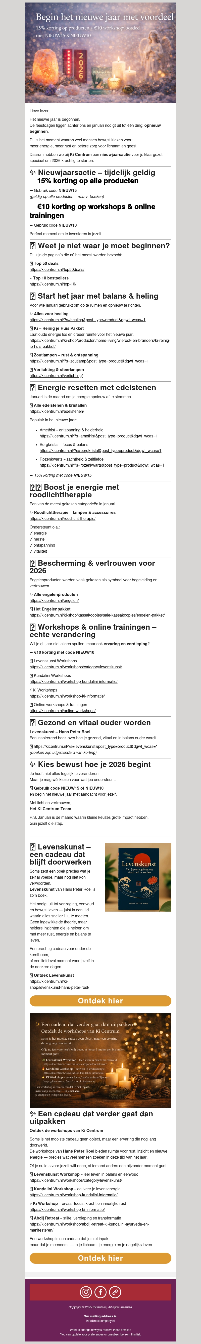 Begin het nieuwe jaar met voordeel Begin het nieuwe jaar met voordeel