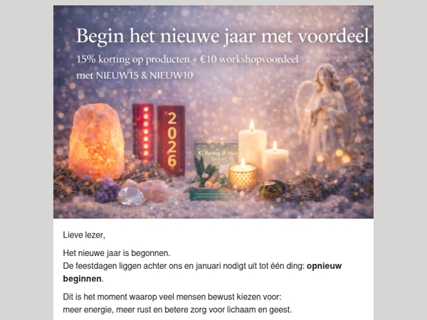 Begin het nieuwe jaar met voordeel