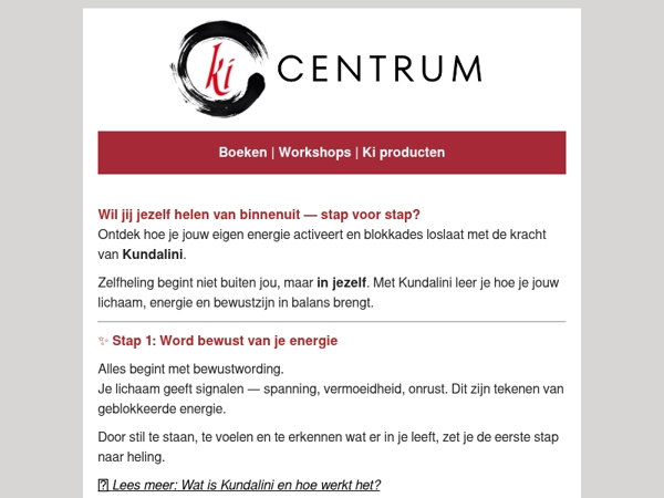   Heel jezelf van binnenuit