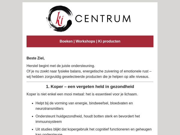   Gezondheid in al zijn vormen – met natuurlijke tools