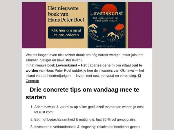  3 tips om langer te leven (en hoe jij vandaag kunt beginnen)