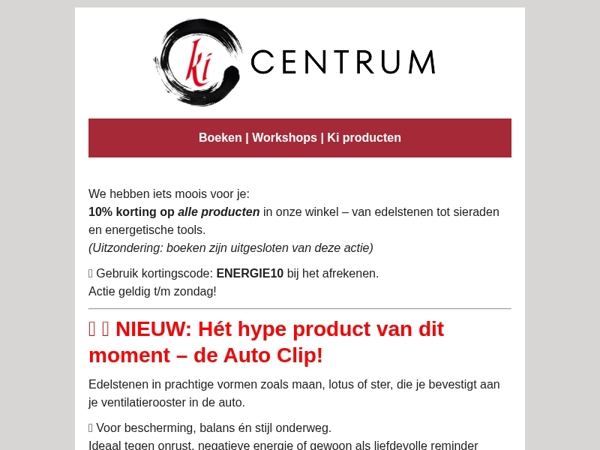   ✨ Ontvang 10% korting op al je favoriete spirituele producten