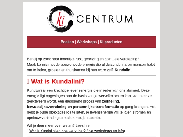   Ontdek de Kracht van Kundalini