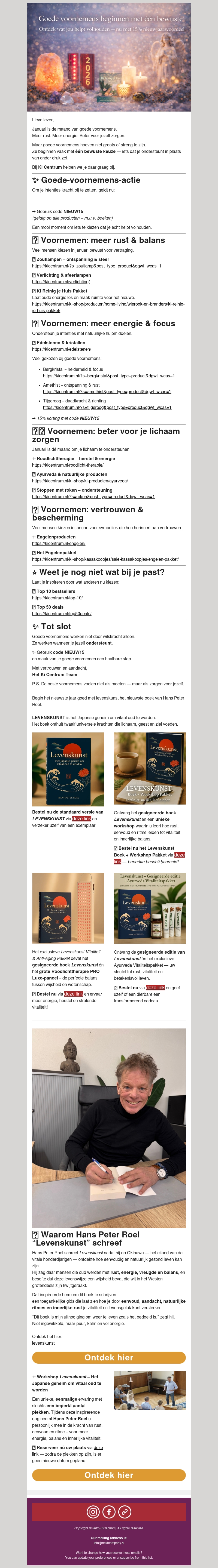 Goede voornemens beginnen met één bewuste keuze Goede voornemens beginnen met één bewuste keuze