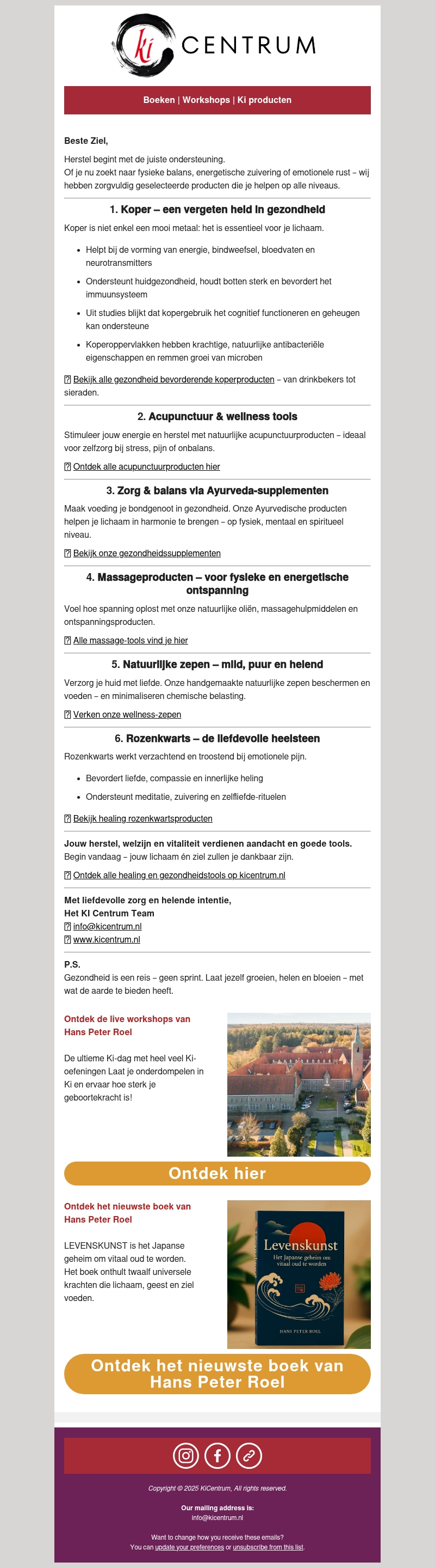 Gezondheid in al zijn vormen – met natuurlijke tools Gezondheid in al zijn vormen – met natuurlijke tools