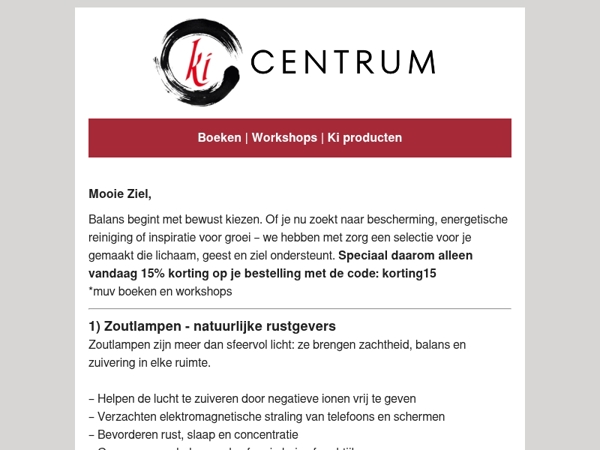   Wij brengen je in balans - Tijdelijk afgeprijsd