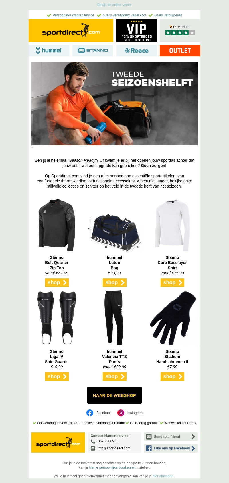 Klaar voor de seizoensherstart! Klaar voor de seizoensherstart!