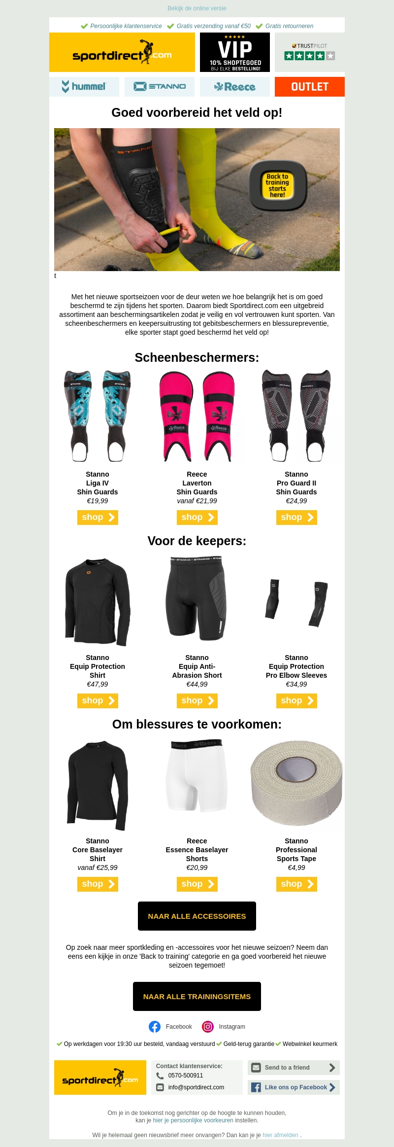 Beschermd en vol vertrouwen klaar voor het nieuwe sportseizoen! Beschermd en vol vertrouwen klaar voor het nieuwe sportseizoen!