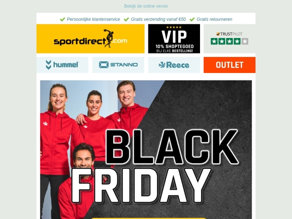 Black Friday op Sportdirect.com!