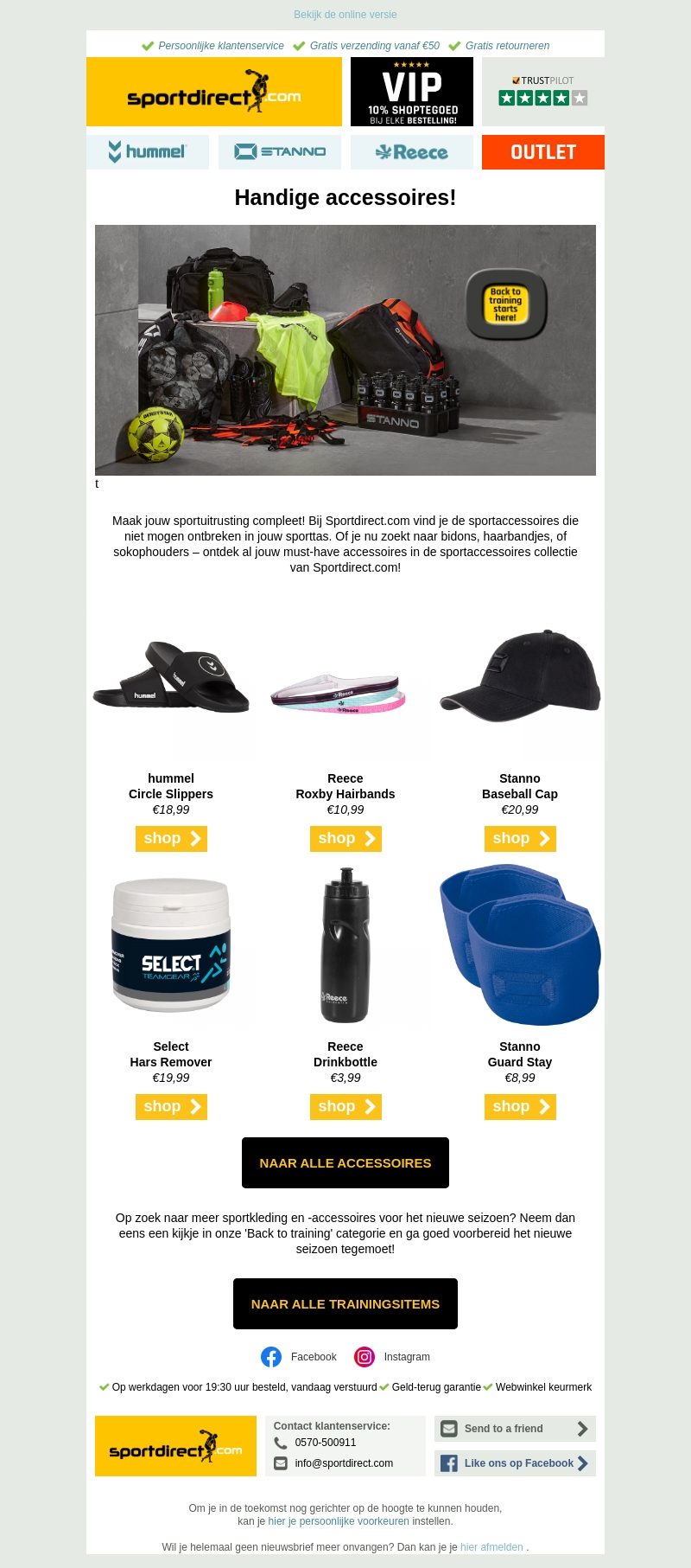 Sportaccessoires voor een frisse seizoenstart! Sportaccessoires voor een frisse seizoenstart!