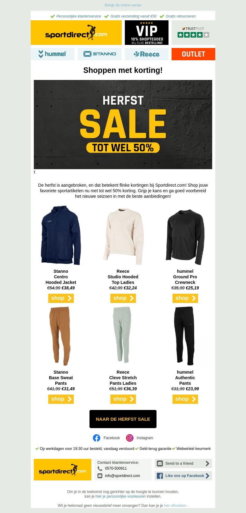 Sportkleding & -accessoires met korting! Sportkleding & -accessoires met korting!