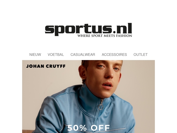 Johan Cruyff ⚽ Tot 50% korting op de Premium Johan Cruyff Collectie!