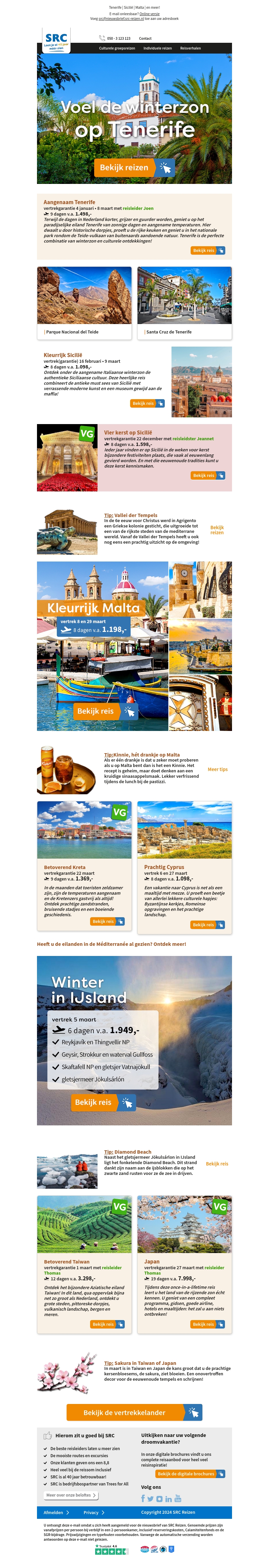 Eilandhoppen in de winter ☀️ Eilandhoppen in de winter ☀️