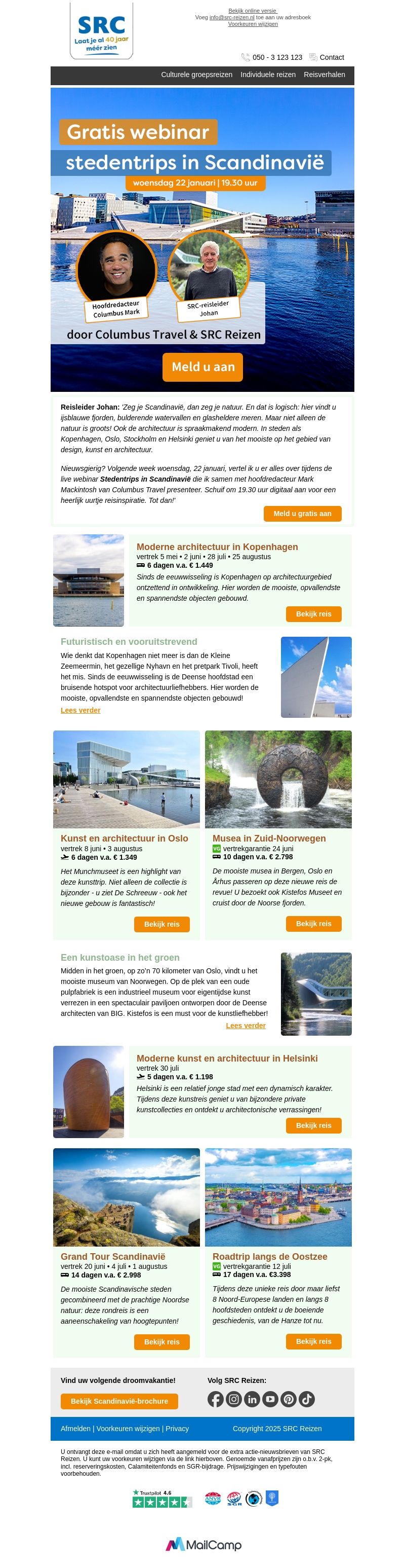 Gratis webinar Scandinavië 🌲 Gratis webinar Scandinavië 🌲