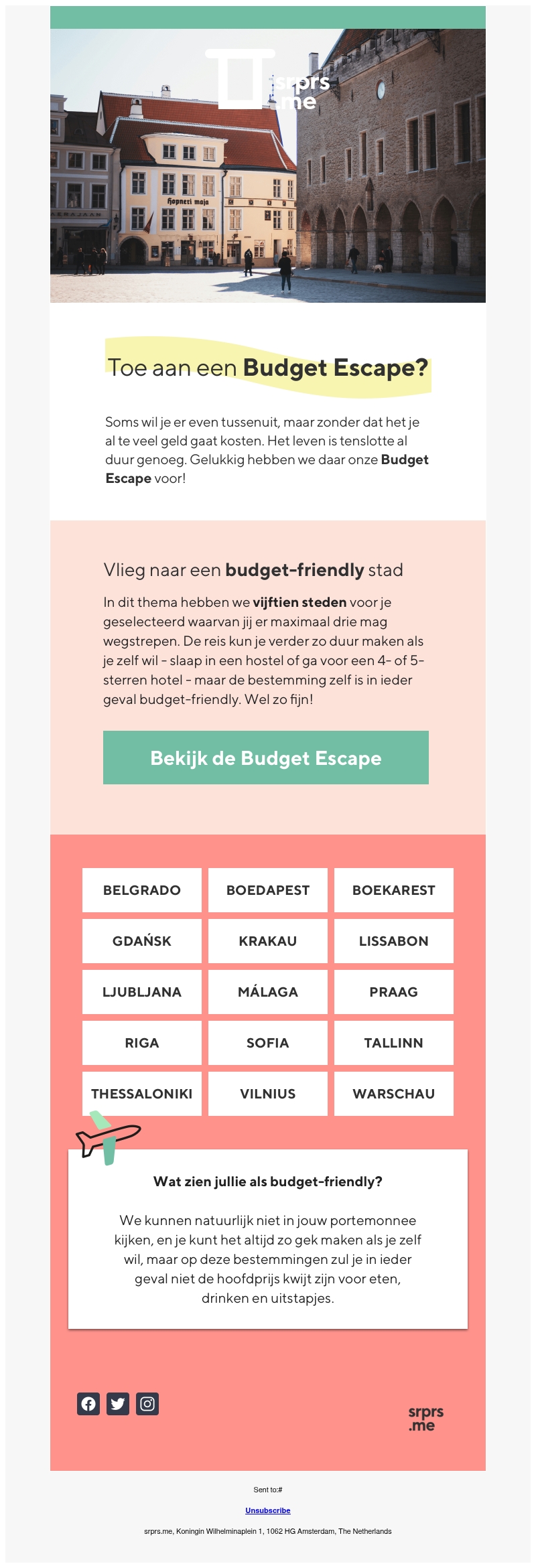 Er een paar dagen budget-friendly tussenuit? Er een paar dagen budget-friendly tussenuit?