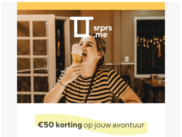 We zijn goedgemutst: €50 korting op alle srprs.reizen!