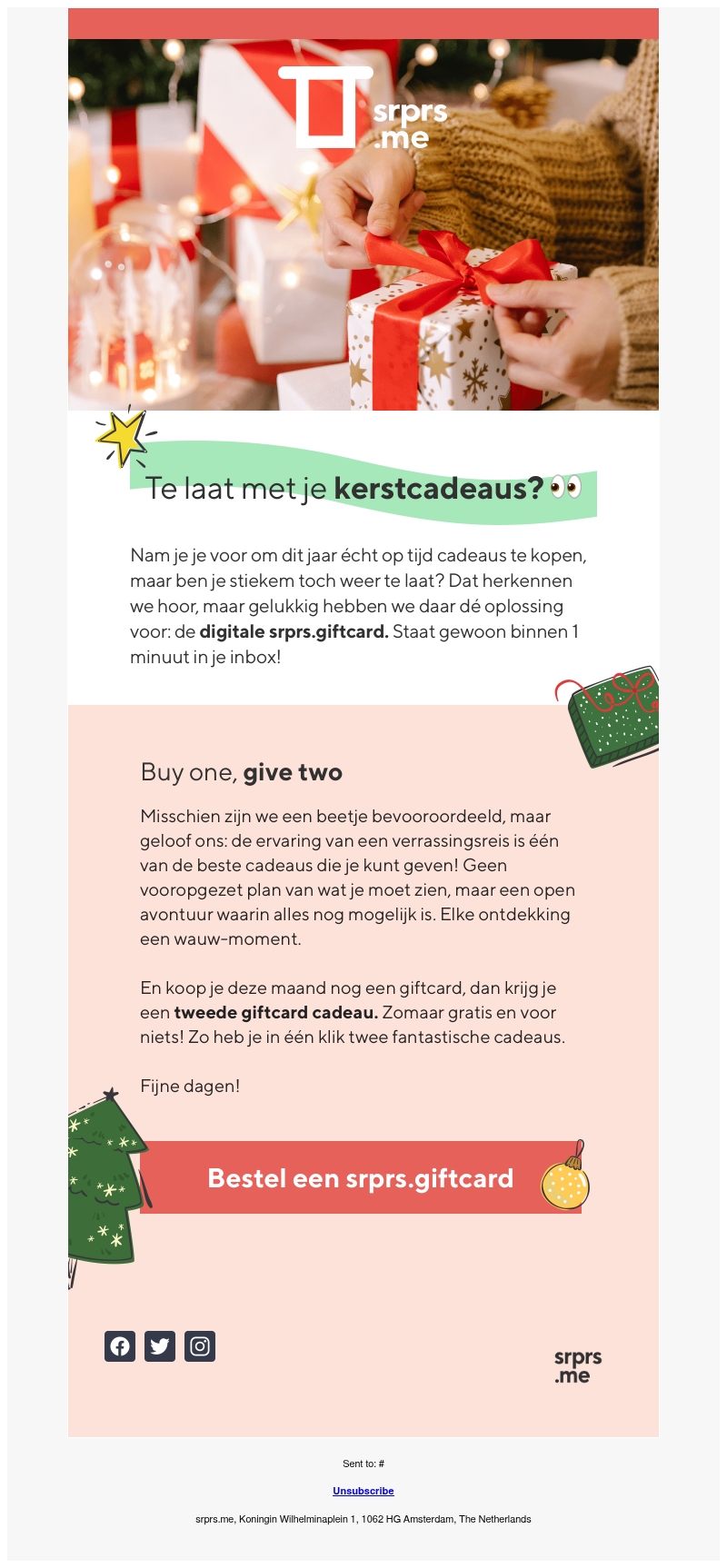 Stiekem weer te laat met je kerstcadeaus? π Stiekem weer te laat met je kerstcadeaus? π
