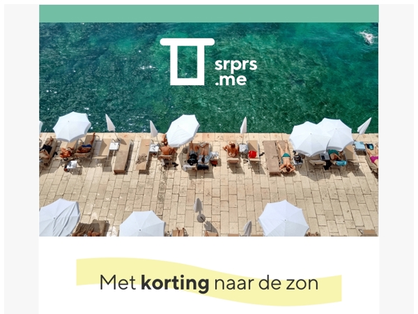 Met korting naar de zon 😎