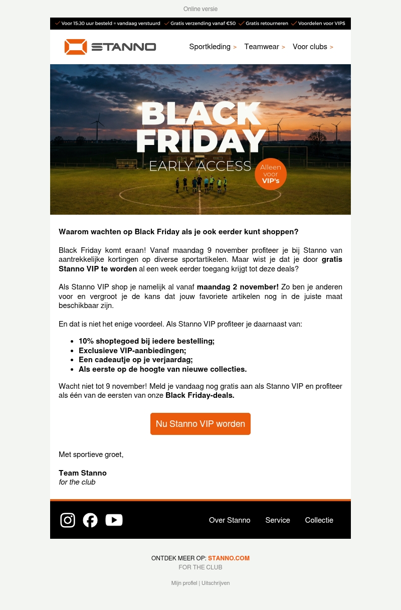Laatste mail: Black Friday deals