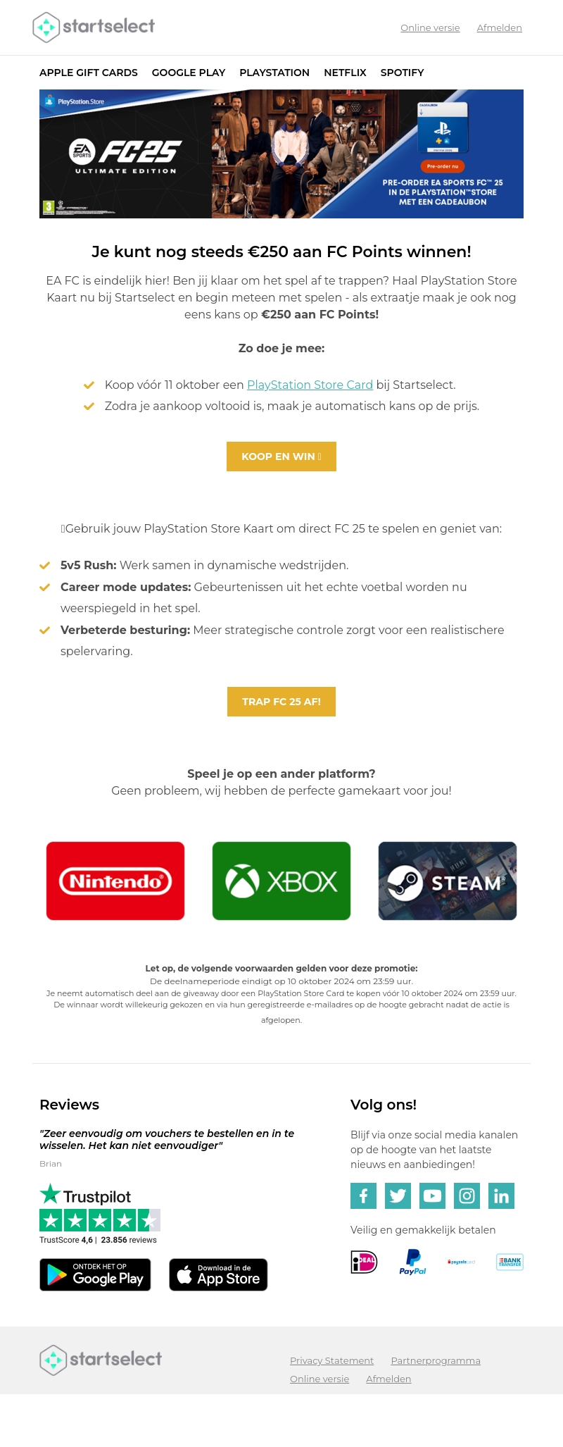 Speel FC 25 nu! ⚽ Speel FC 25 nu! ⚽