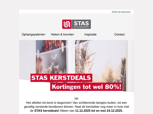 KERSTDEALS | tot 80% korting