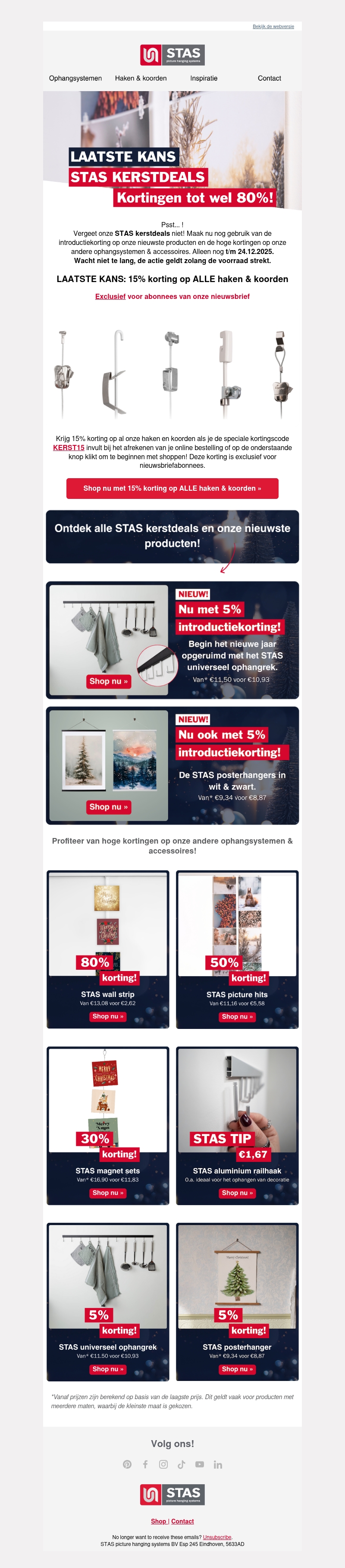 LAATSTE KANS - KERSTDEALS | tot 80% korting LAATSTE KANS - KERSTDEALS | tot 80% korting