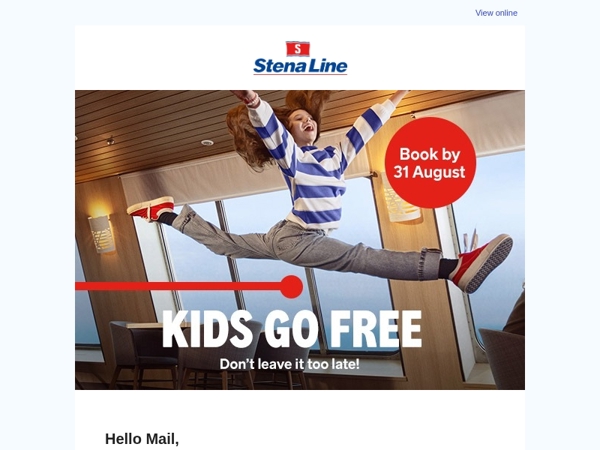 Don't leave this offer too late!