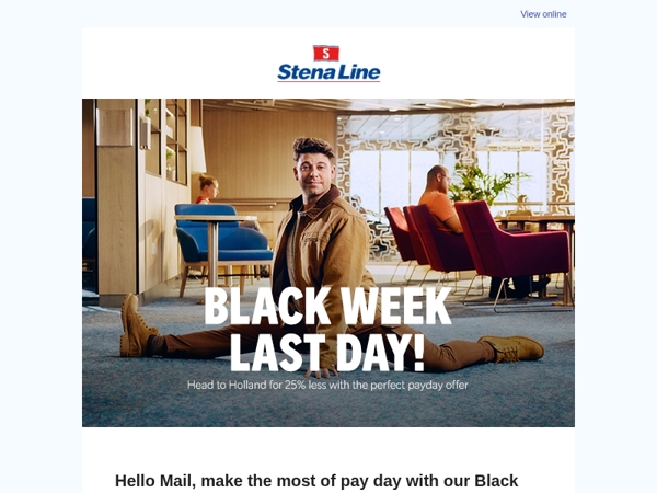 Our Black Friday booking offer ends today!