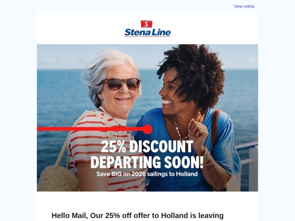Last chance to book savvy and save 25% on 2026 Sailings!