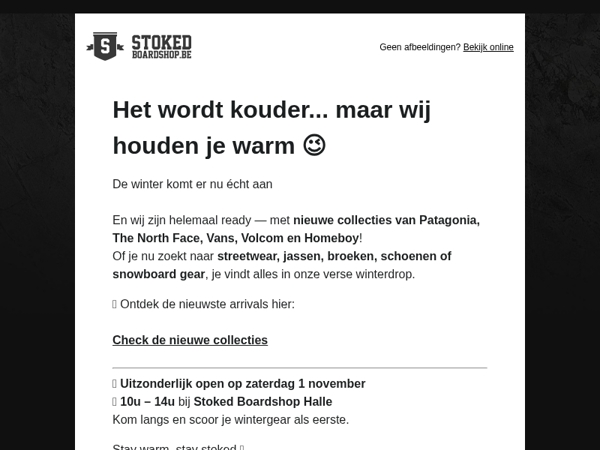 ❄️ De winter is coming... Nieuwe collecties zijn binnen!