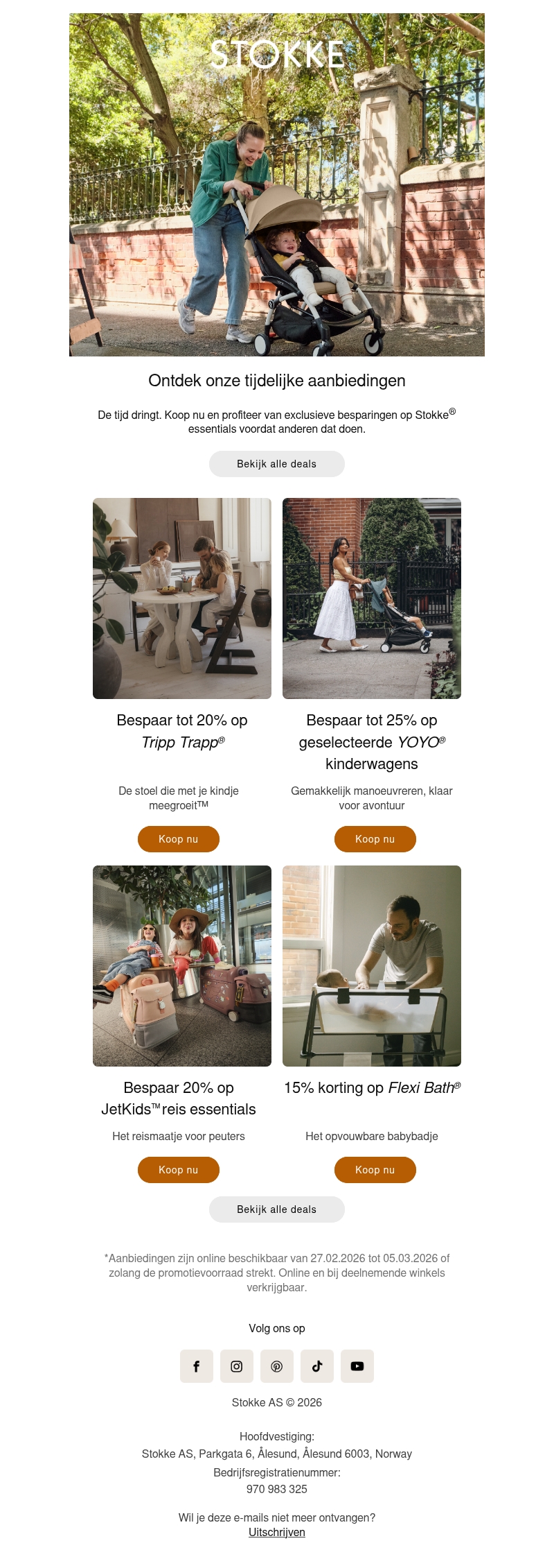 Laatste uren van vroege toegang tot Stokke® Tijdelijke Aanbiedingen Laatste uren van vroege toegang tot Stokke® Tijdelijke Aanbiedingen