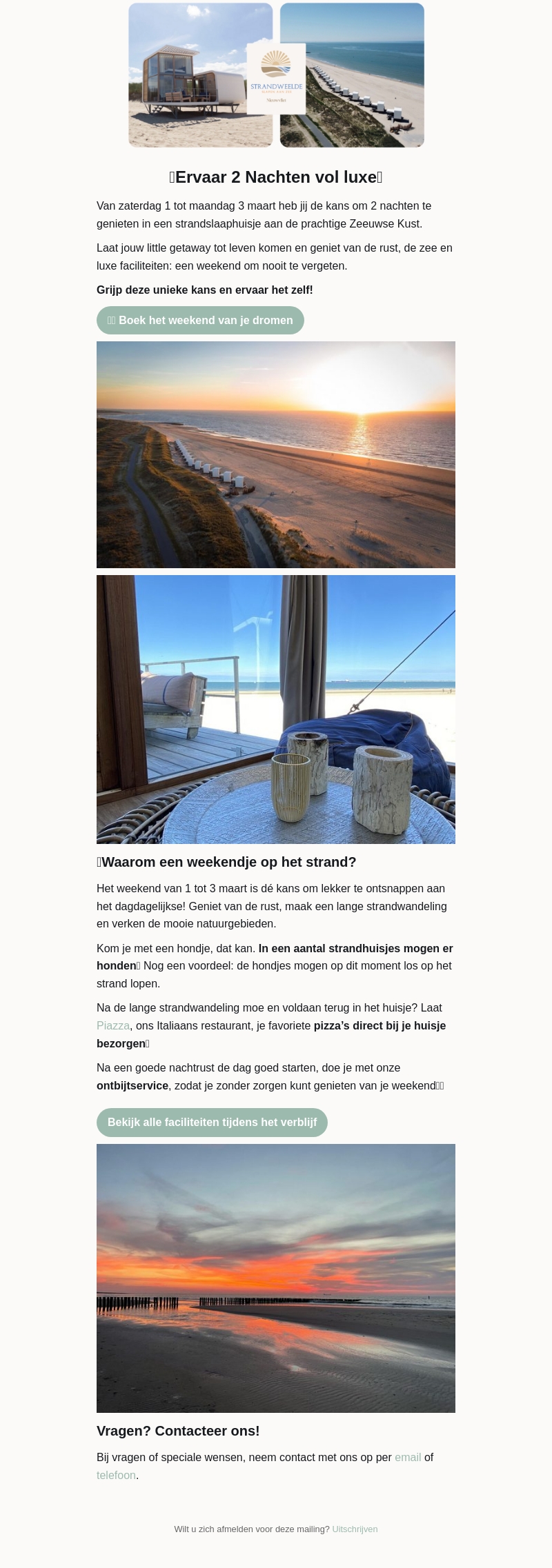 🌊🏖️Droomweekend op het strand 🌊🏖️Droomweekend op het strand