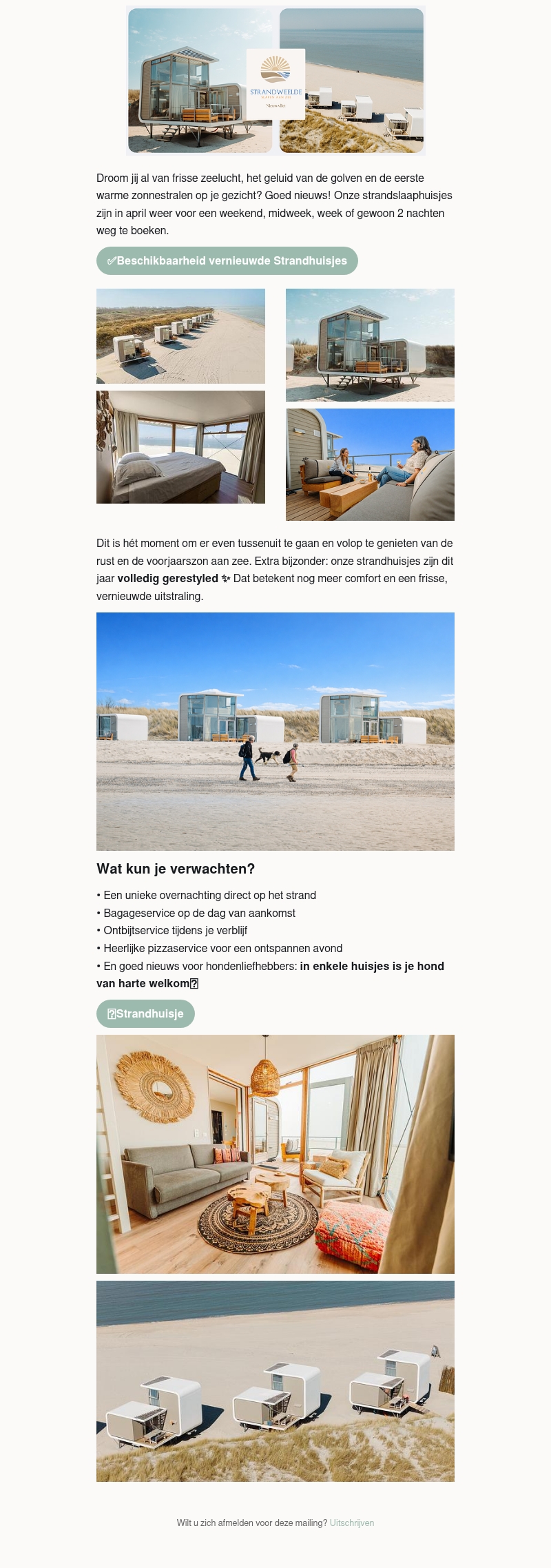 🏖️ Rust, luxe en het strand aan je voeten 🏖️ Rust, luxe en het strand aan je voeten
