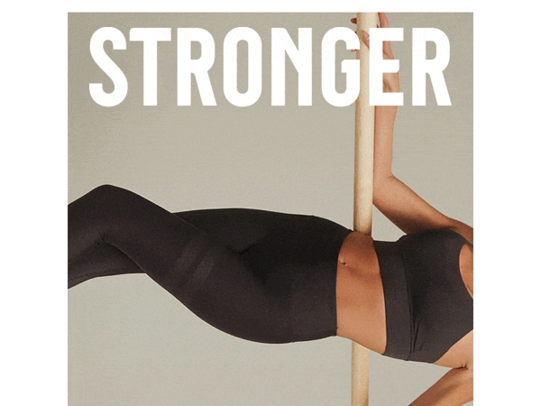 In de spotlight: Shiny activewear