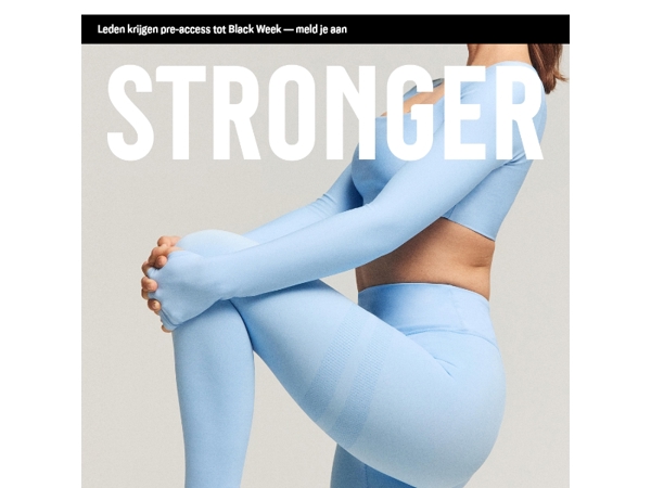 De ultieme winter must-have: ijsblauwe sportkleding.