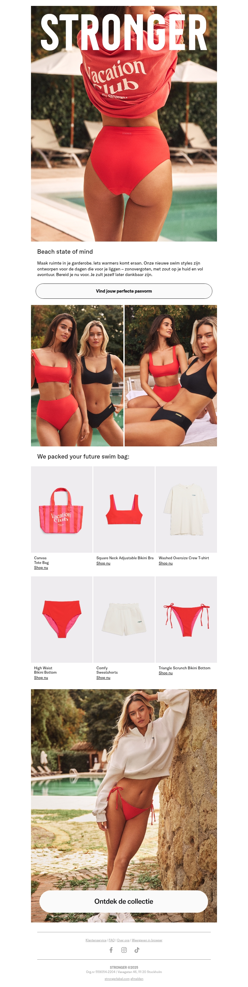 Net binnen: De eerste swim styles zijn gearriveerd. Net binnen: De eerste swim styles zijn gearriveerd.
