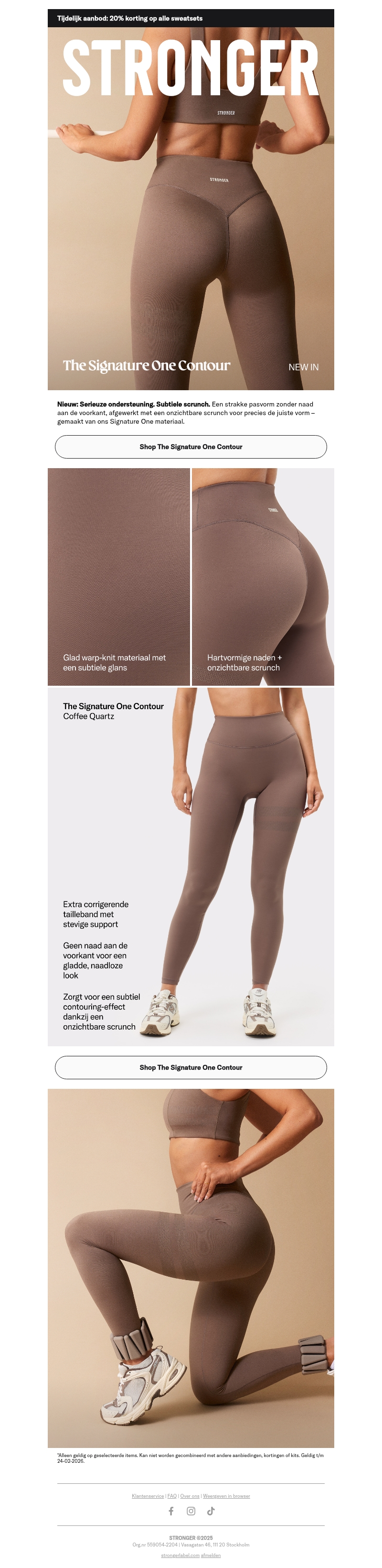 Nieuw: Signature One Contouring Leggings Nieuw: Signature One Contouring Leggings