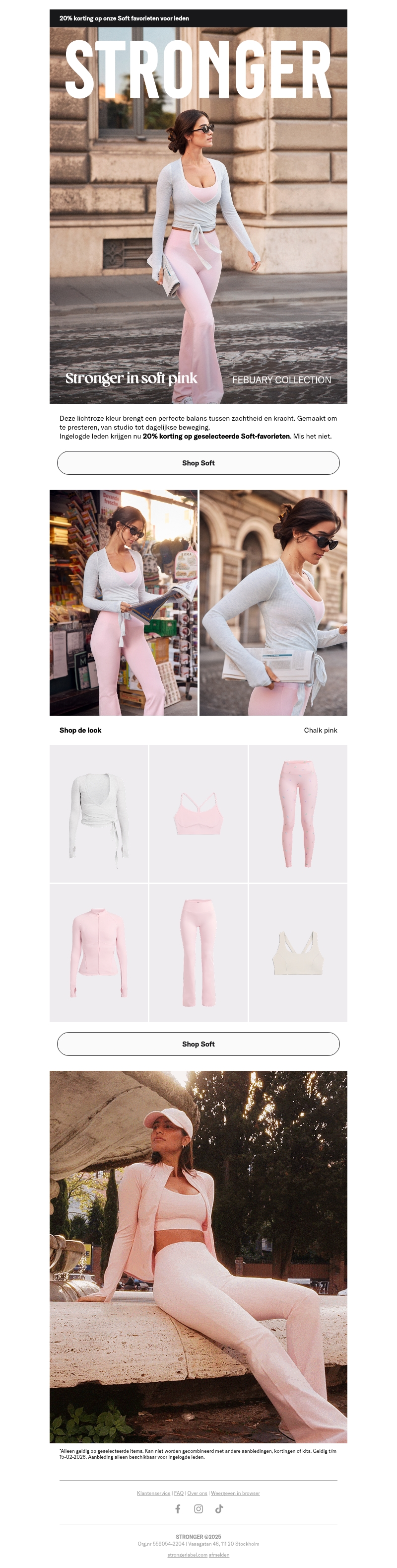 Nieuw: Soft pink styles Nieuw: Soft pink styles