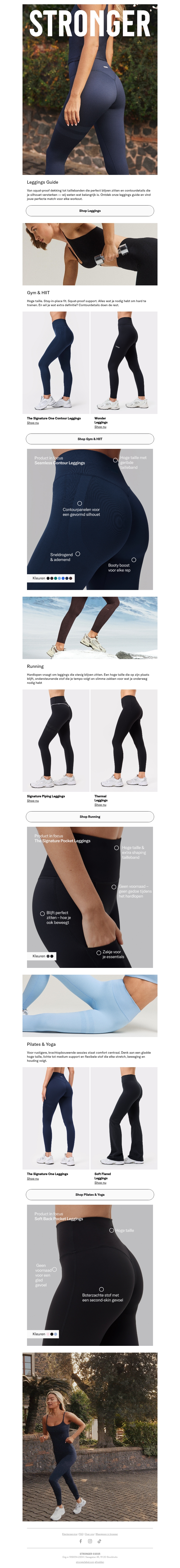 Stop met twijfelen. Vind de juiste leggings. Stop met twijfelen. Vind de juiste leggings.