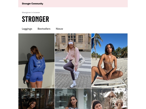 Je bent onderdeel van Stronger community 🤍
