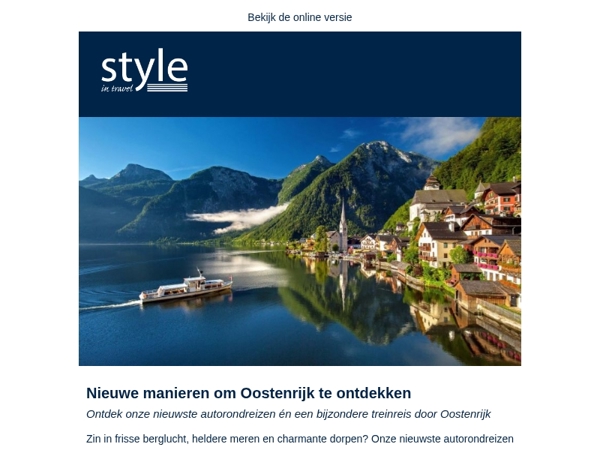 Nieuwe manieren om Oostenrijk te ontdekken