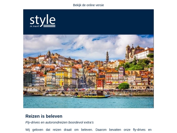 Reizen is beleven